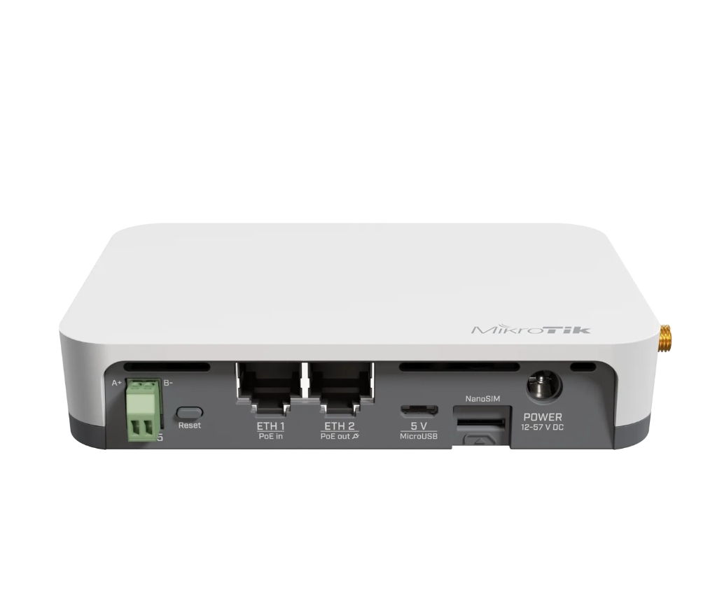 -MikroTik LoRa IoT Gateway KNOT LR8G Kit GPS, LTE CAT M1/NB2 ve PoE Destekli Akıllı Endüstriyel Saha Ağ Geçidi