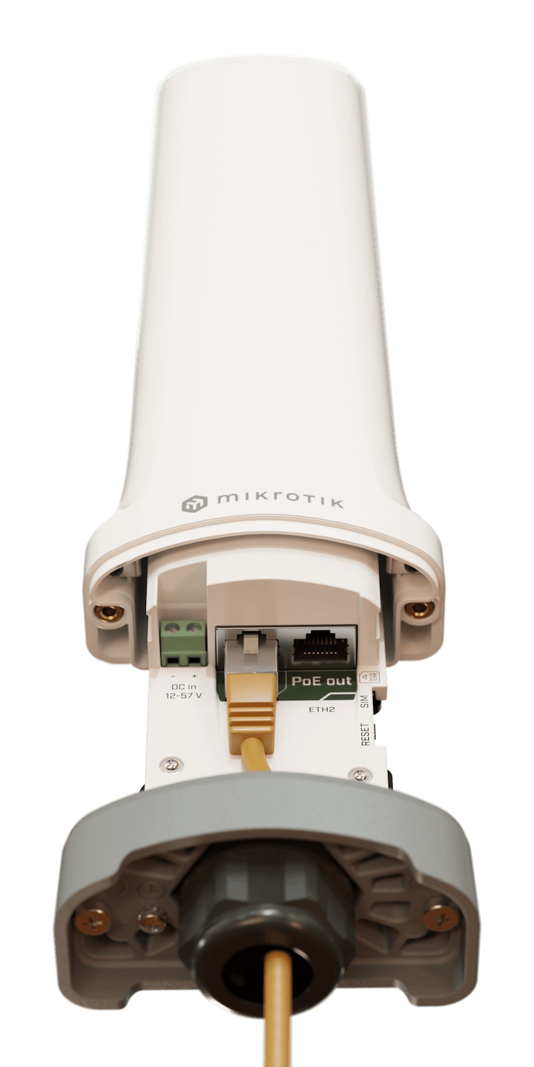 CME22-2n-BG77-Mikrotik CME22-2n-BG77 CAT-M (LTE-M) Dar Bant Modem, IP66, 2× Ethernet, PoE-in/PoE-out, 2.4 GHz Yönetim Wi-Fi