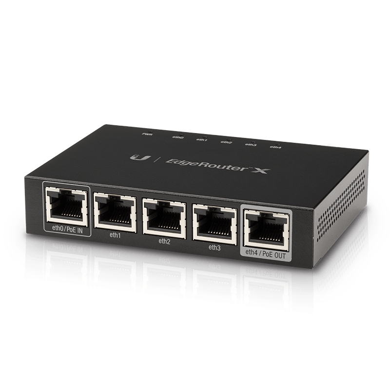 ER-X-UBNT EdgeRouter X (ER-X) – Gigabit Router, 24V Pasif PoE Girişi ve PoE Passthrough Destekli Kompakt Router - Özellikler ve Fiyatları