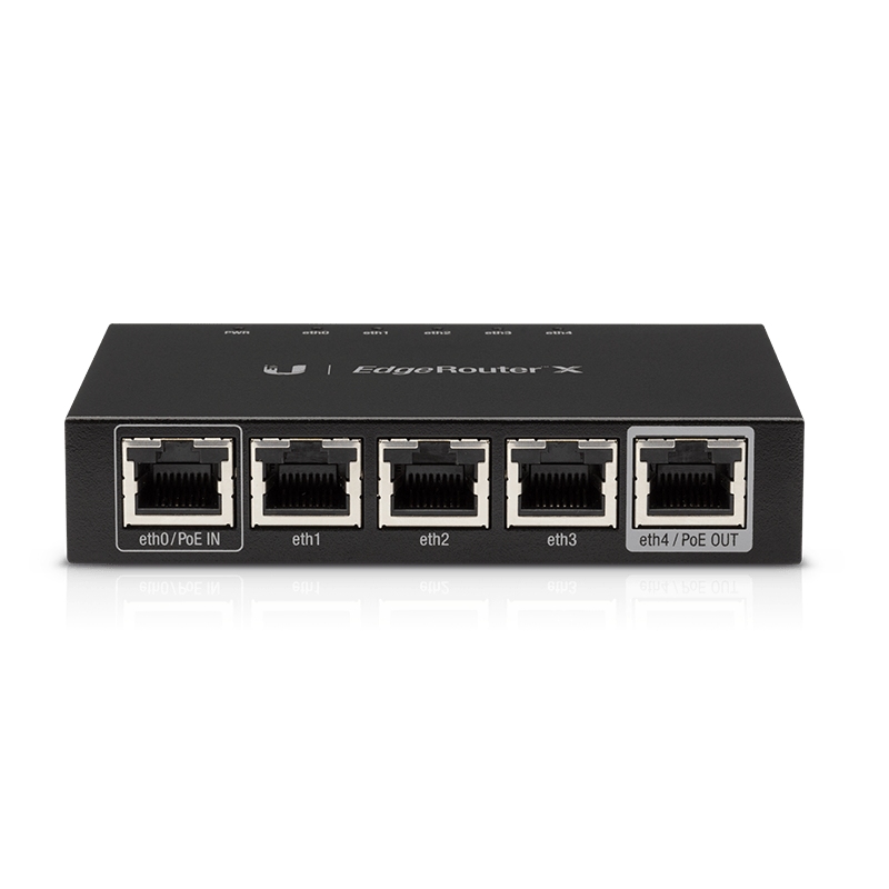 -Ubiquiti EdgeRouter X (ER Gigabit Router, 24V Pasif PoE Girişi ve Passthrough Destekli Kompakt Özellikler Fiyatları