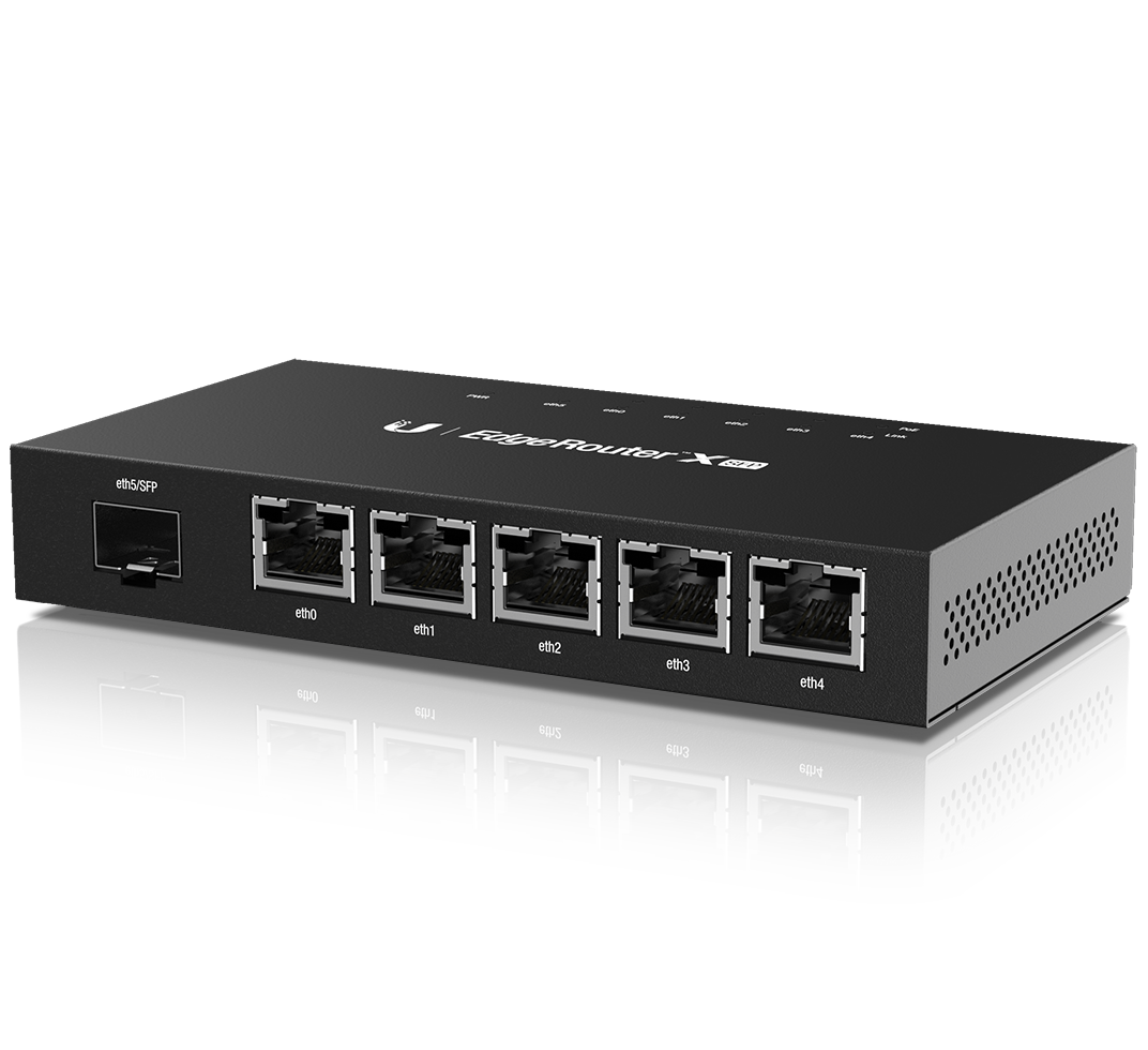 UBNT ER-X-SFP-EU UBNT ER‑X‑SFP - UBNT EdgeRouter X SFP 6 Port Gigabit Firewall Router ürün görseli 3 - wifidepo