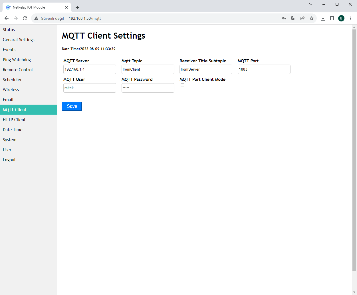 NetRelay NR003 NetRelay IoT 4 Röle, 4Input PoE + Ethernet + Wi-Fi LAN Relay Akıllı Otomasyon Kartı Adaptörsüz ürün görseli 14 - wifidepo