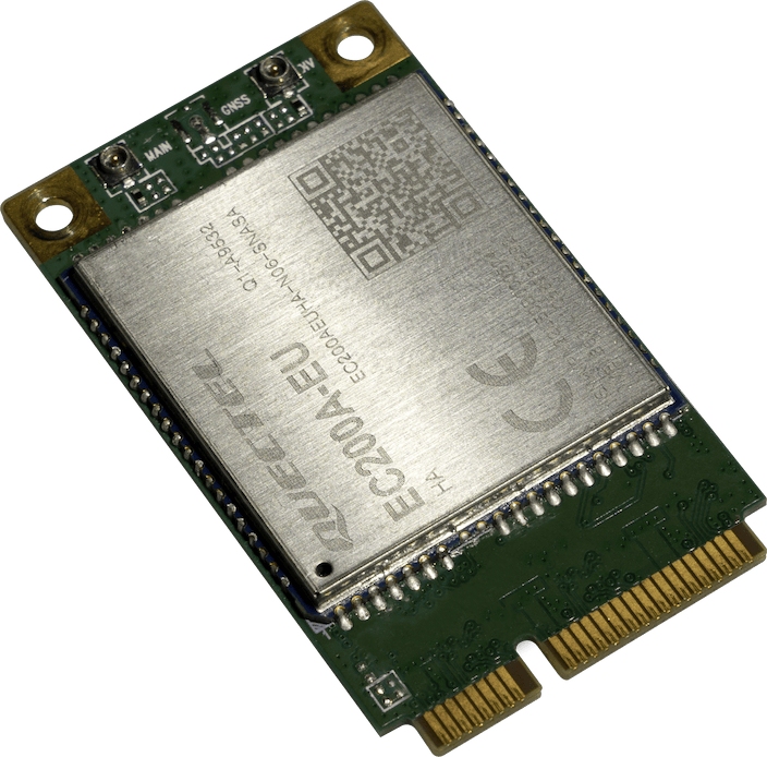 R11eL-EC200A-EU-Mikrotik R11eL-EC200A-EU | LTE Cat 4 mini-PCIe Modem (EU/EMEA)