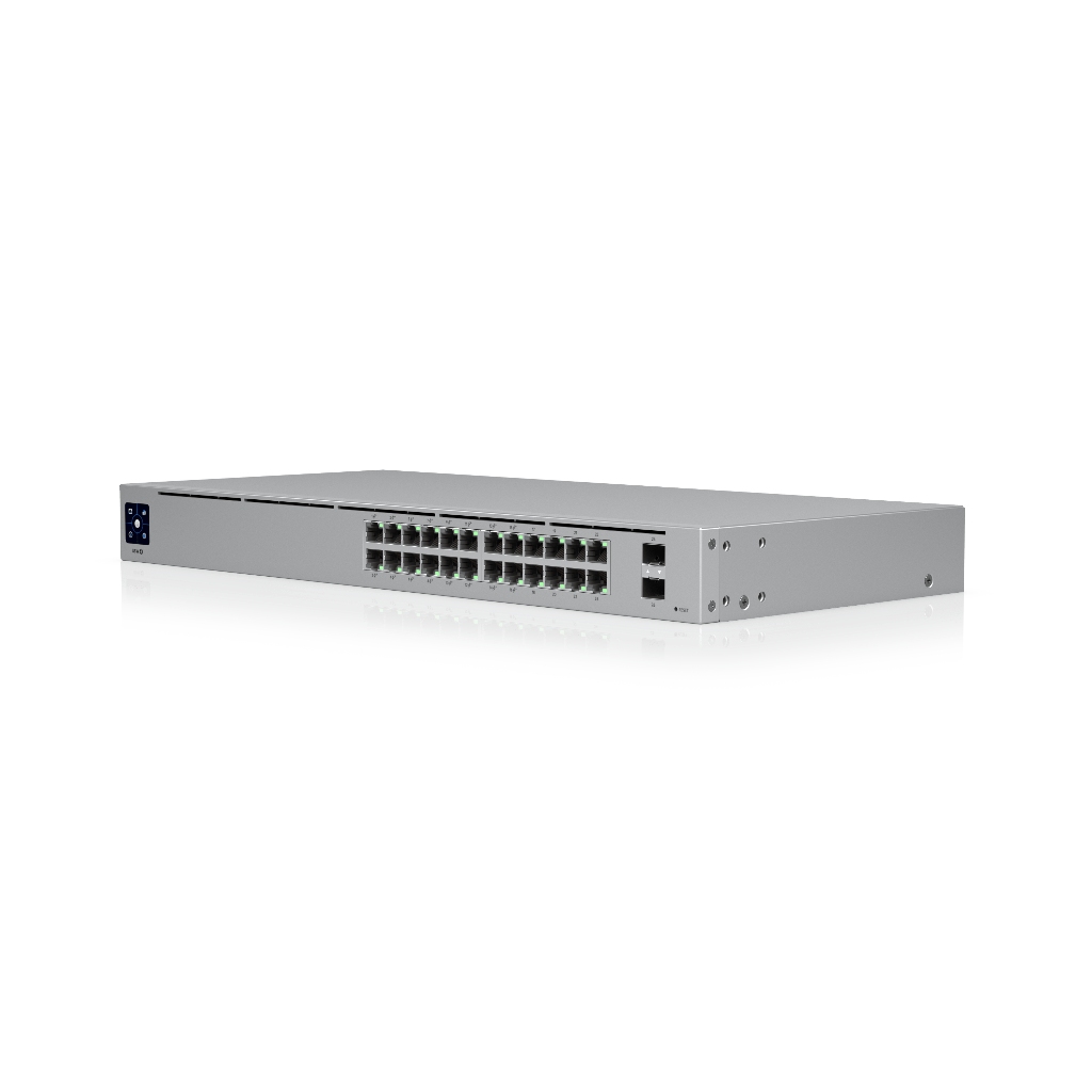 -Ubiquiti Standard 24 PoE (USW Port Fanless Layer 2 Switch