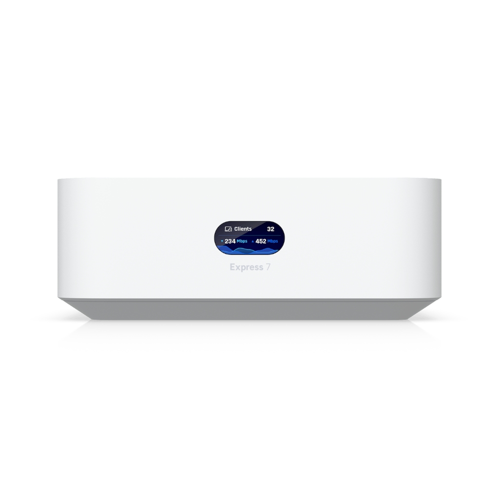 UX7-UBNT UniFi Express 7 (UX7) – WiFi 7 (6 GHz) Entegre 10G Cloud Gateway, Mesh Genişletme ve 2.3 Gbps IDS/IPS